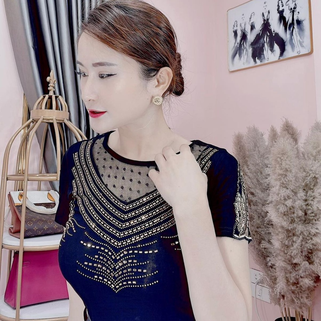 FREE SHIP Áo đá cotton dẻo , áo phông nữ co giãn thoải mái thoáng mát