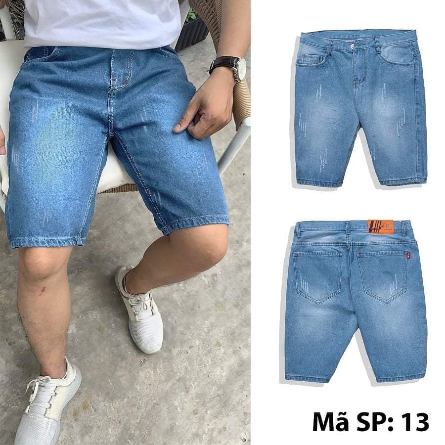 Quần short jean Nam chất bò co dãn thoải mái  quần lửng jean NHIỀU MÀU ĐẸP 2022