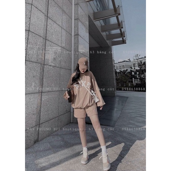 Set bộ thể thao màu nude