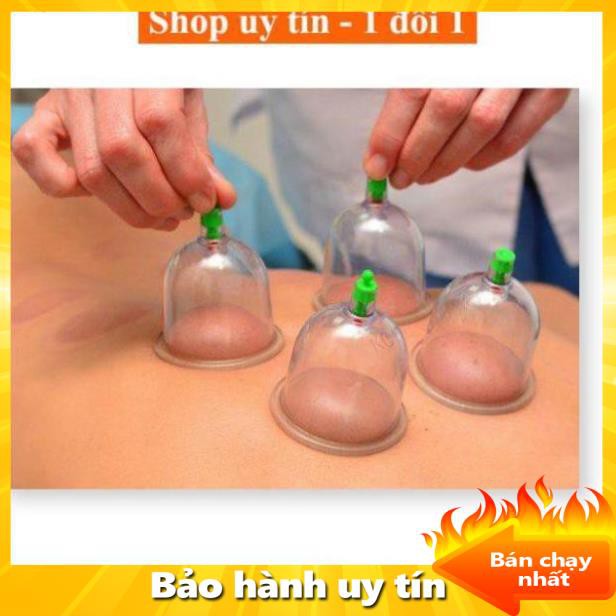 [ Xả kho tết] Giác Hơi 24 Ống Chân Không Cao Cấp, Bộ Giác Hơi Không Dùng Lửa - Full Phụ Kiện Chính hãng