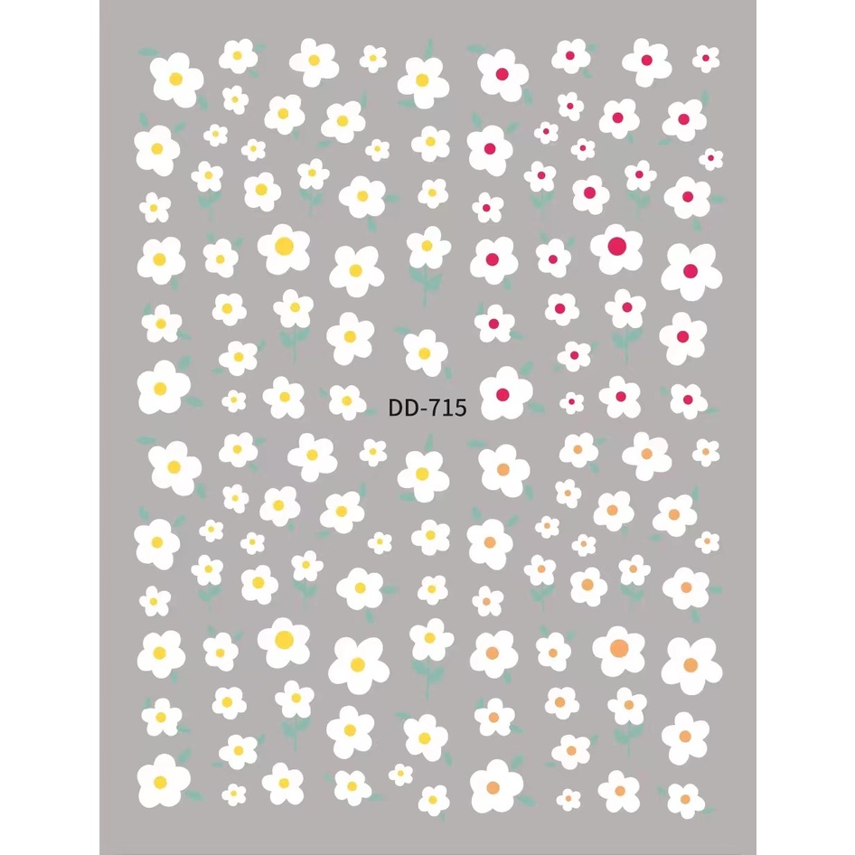 Sticker trang tri nail