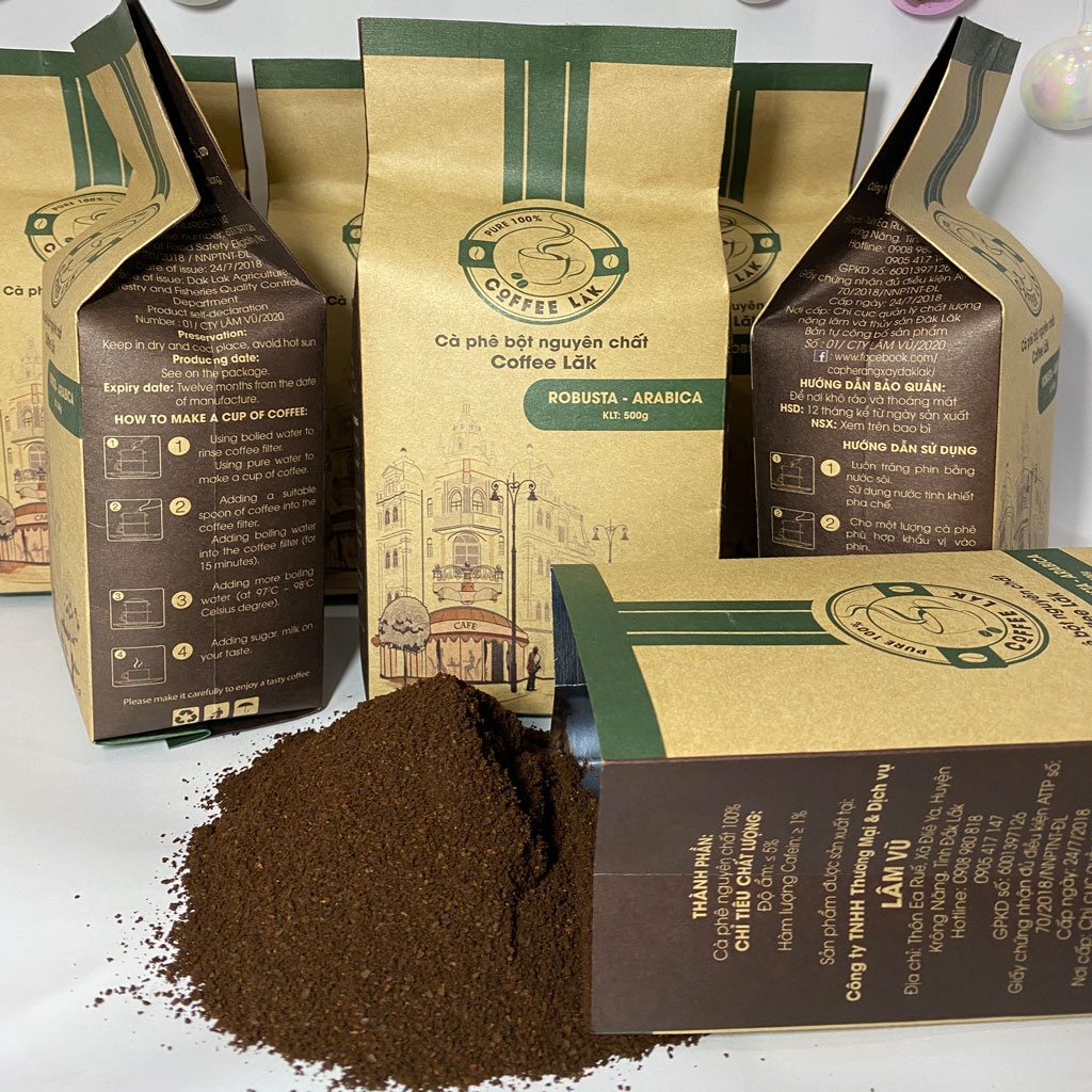 Cà phê Robusta mix Arabica, cafe pha phin, nguyên chất 100%, rang mộc tự nhiên đậm đà - tinh tế -  ngọt ngào - 1kg | BigBuy360 - bigbuy360.vn
