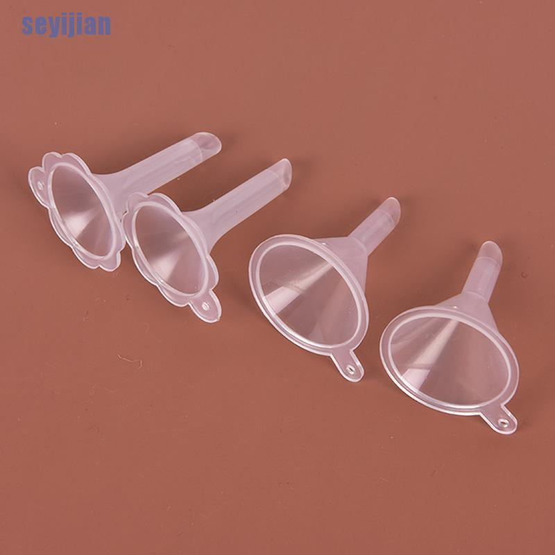 Set 2 Phễu Nhựa Nhỏ Dùng Chiết Dung Dịch Dầu / Nước Hoa Trong Phòng Thí Nghiệm