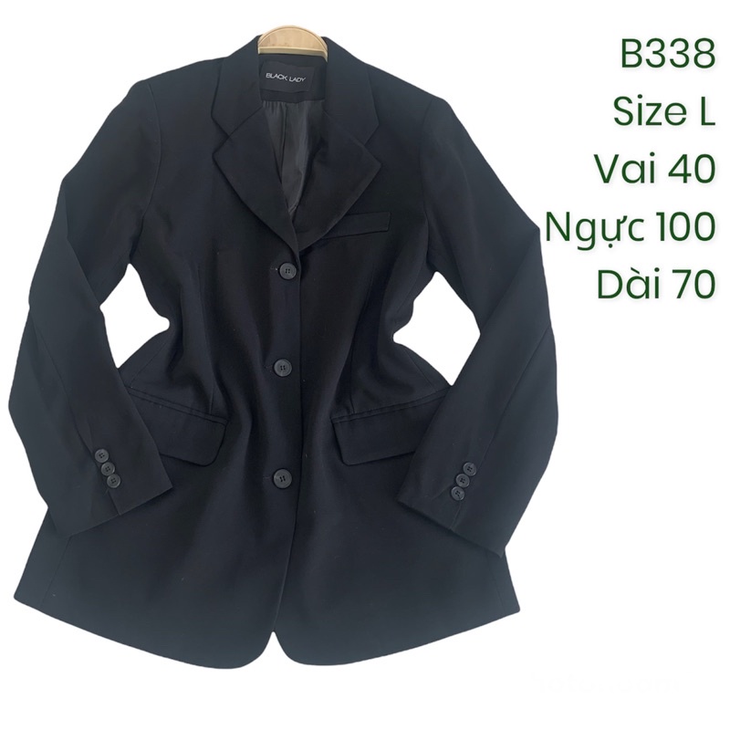 Áo khoác blazer nữ B338 form menswear 2hand Hàn si tuyển ảnh thật