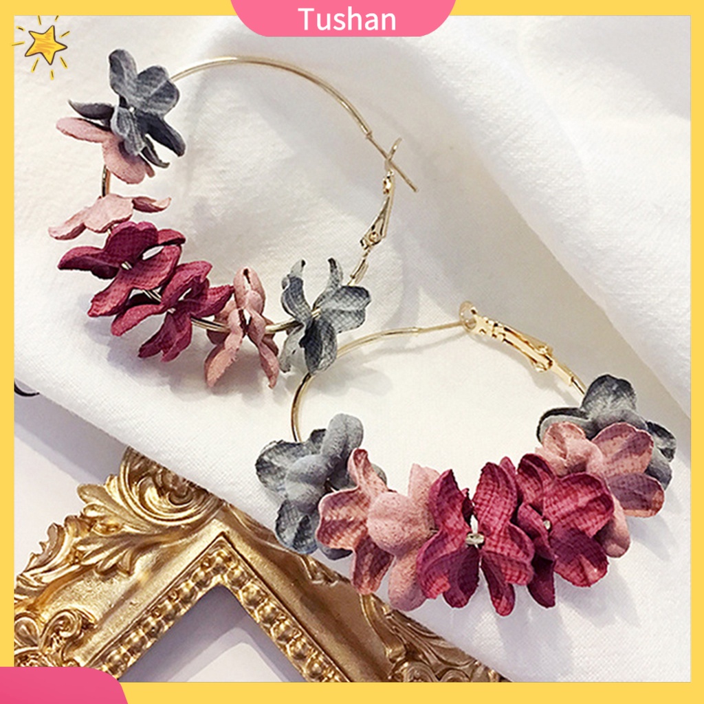 Khuyên tai nữ hình bông hoa thời trang