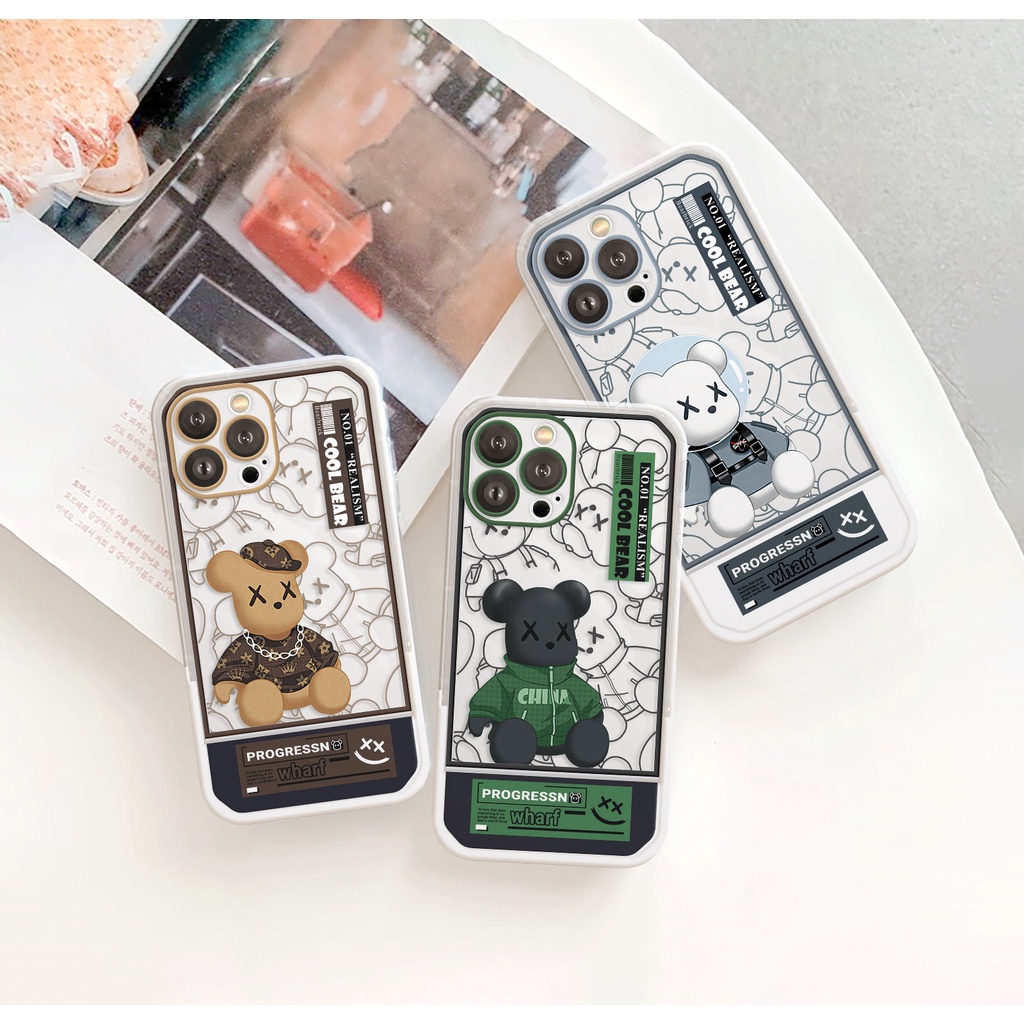 Ốp lưng iphone chống lưng cool bear 6/6plus/6s/6splus/7/7plus/8/8plus/x/xs/11/12/13/14/pro/max/promax/plus/shin/case