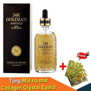 SERUM 24K GOLDZAN AMPOULE Hàn Quốc tặng 5 mặt nạ mắt