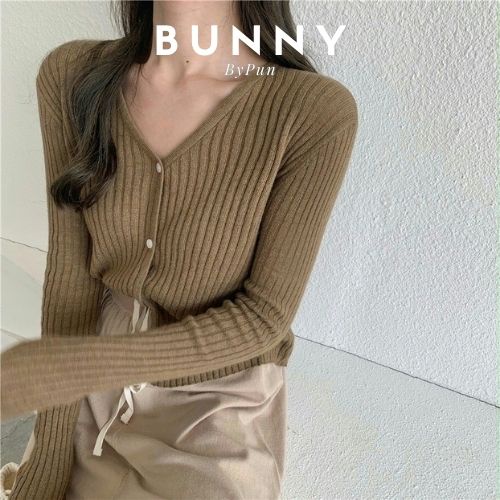 [Pun] Áo len mongtoghi trơn dài tay màu sắc nâu mùa thu đông 2021 | BigBuy360 - bigbuy360.vn