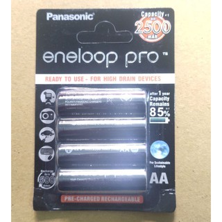 Pin sạc AA Panasonic chính hãng. Đảm bảo chính hãng và dung lượng 2500mah Pin Tiểu.