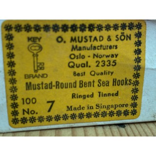 Lưỡi câu đơn Mustad 2335-7