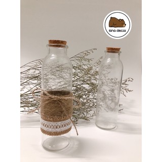 CHAI LỌ NÚT GỖ TRANG TRÍ - DECOR NHÀ (350ml)