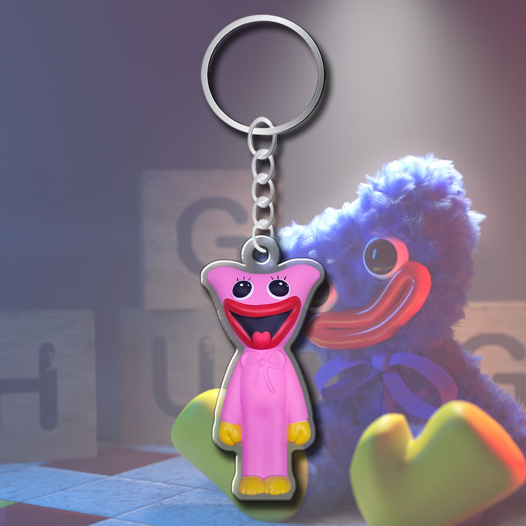 Móc khóa họa tiết Huggy Wuggy From Poppy Playtime dễ thương
