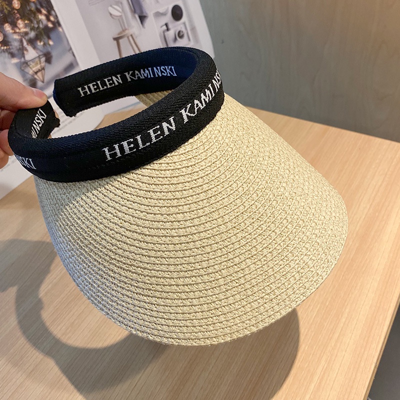 Nón Cói Hở Đầu Vòng Đen Phối Chữ Kiểu Hàn L2130