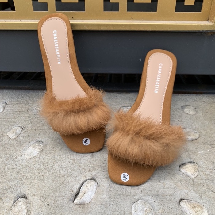 Dép lông quai ngang nữ thời trang shop sẵn đủ size 36-39, dép kiểu nữ thời trang