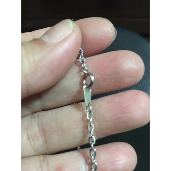 Dây chuyền phối mặt đá trắng 16 li si tuyển Nhật
