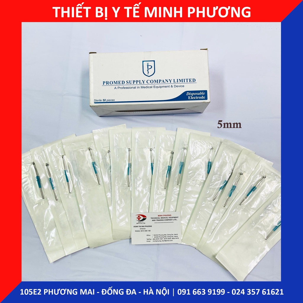 Đầu đốt đầu chùy ngắn PROMED 3mm, 5mm