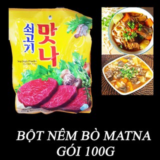 HẠT NÊM VỊ BÒ MATNA HÀN QUỐC GÓI 100G  Giá tốt