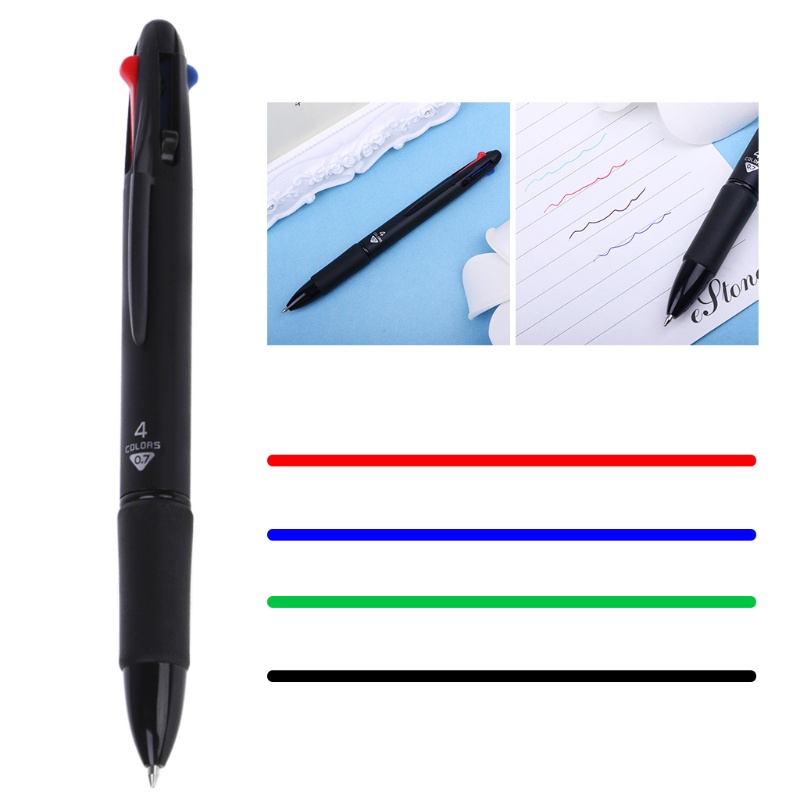 Bút Bi Nhiều Màu Ngòi 0.7mm 4 Trong 1