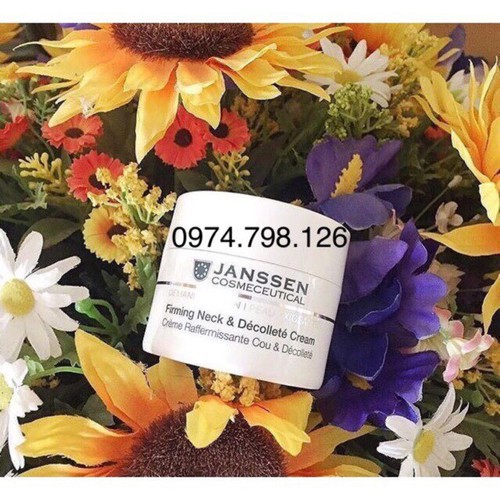 🍀KEM GIÚP SĂN CHẮC DA VÙNG CỔ JANSSEN COSMETICS FIRMING NECK & DECOLLETE CREAM 50ML | BigBuy360 - bigbuy360.vn