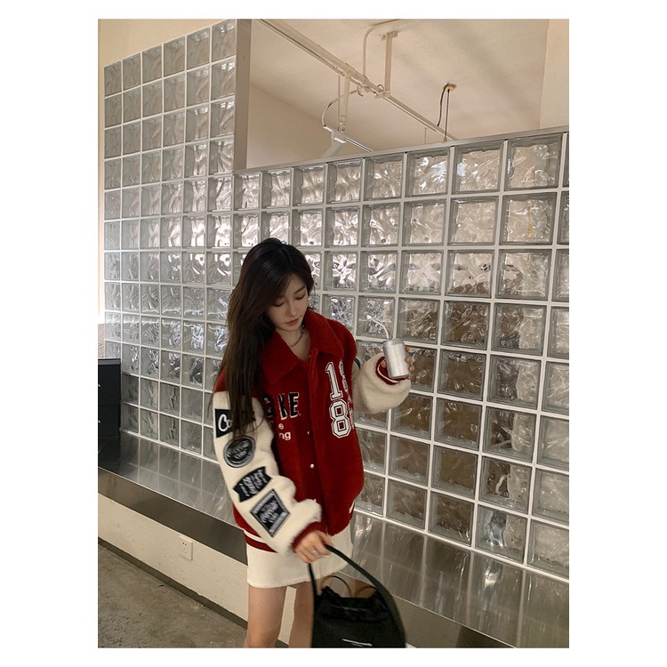 Áo Bomber Lisa 1886 BabyRed FW21