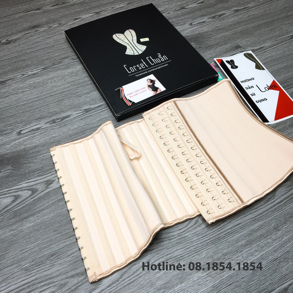 [Tặng thanh nới] Đai nịt bụng Latex 25 xương nhập khẩu Hy Lạp - Đai Latex eo thon chính hãng - Gen nịt bụng giảm mỡ