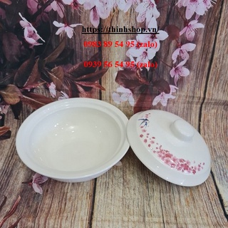 thố sứ đựng canh có nắp - thố sứ đựng cơm