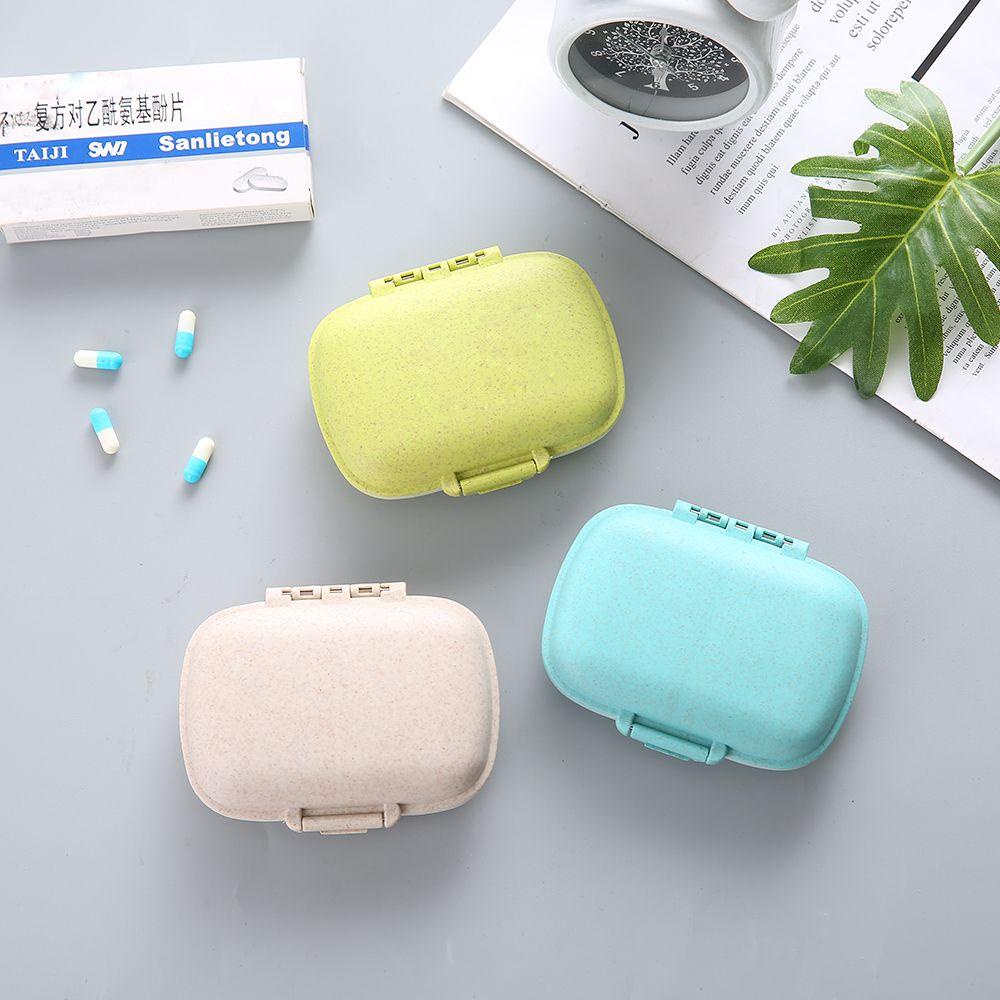 BEAUTY Hộp Đựng Thuốc Bằng Rơm Lúa Mì An Toàn Cho Sức Khỏe