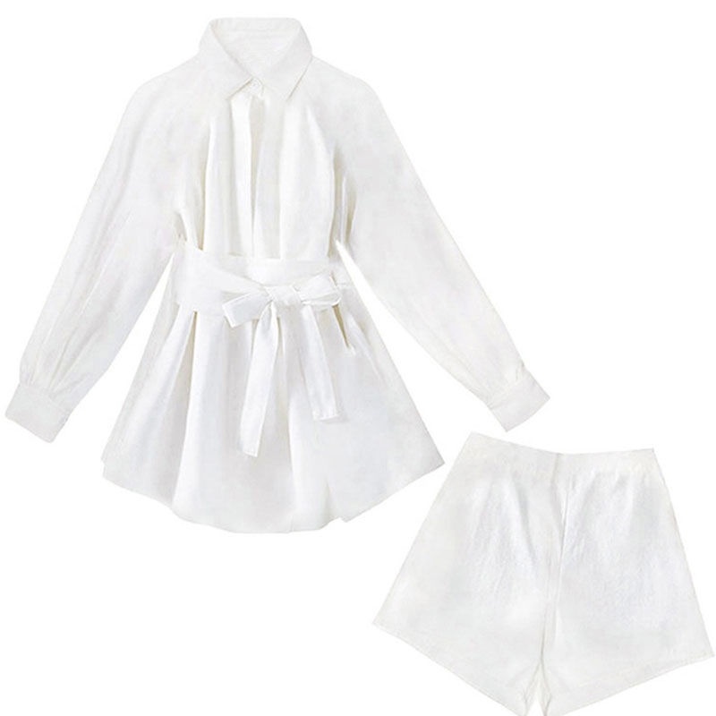 Đầm Polo tay phồng dài màu trơn dáng ôm thời trang cá tính cho nữ