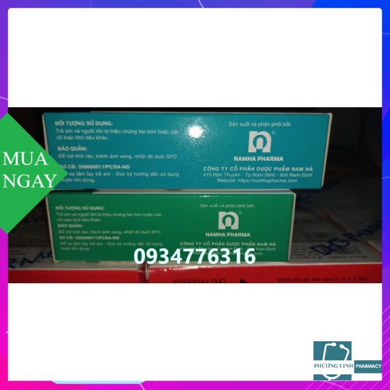 Naphar lux gel thụt chống táo bón cho bé và người lớn