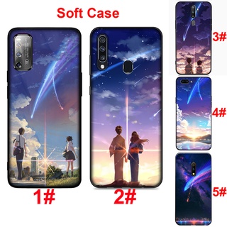 Ốp Điện Thoại Mềm In Hình Anime your name Cho Xiaomi Redmi 9 9A 9C 9T K20 K30 K40 Pro