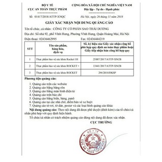 [Cực Mạnh] Rocket 1H hộp 10 viên