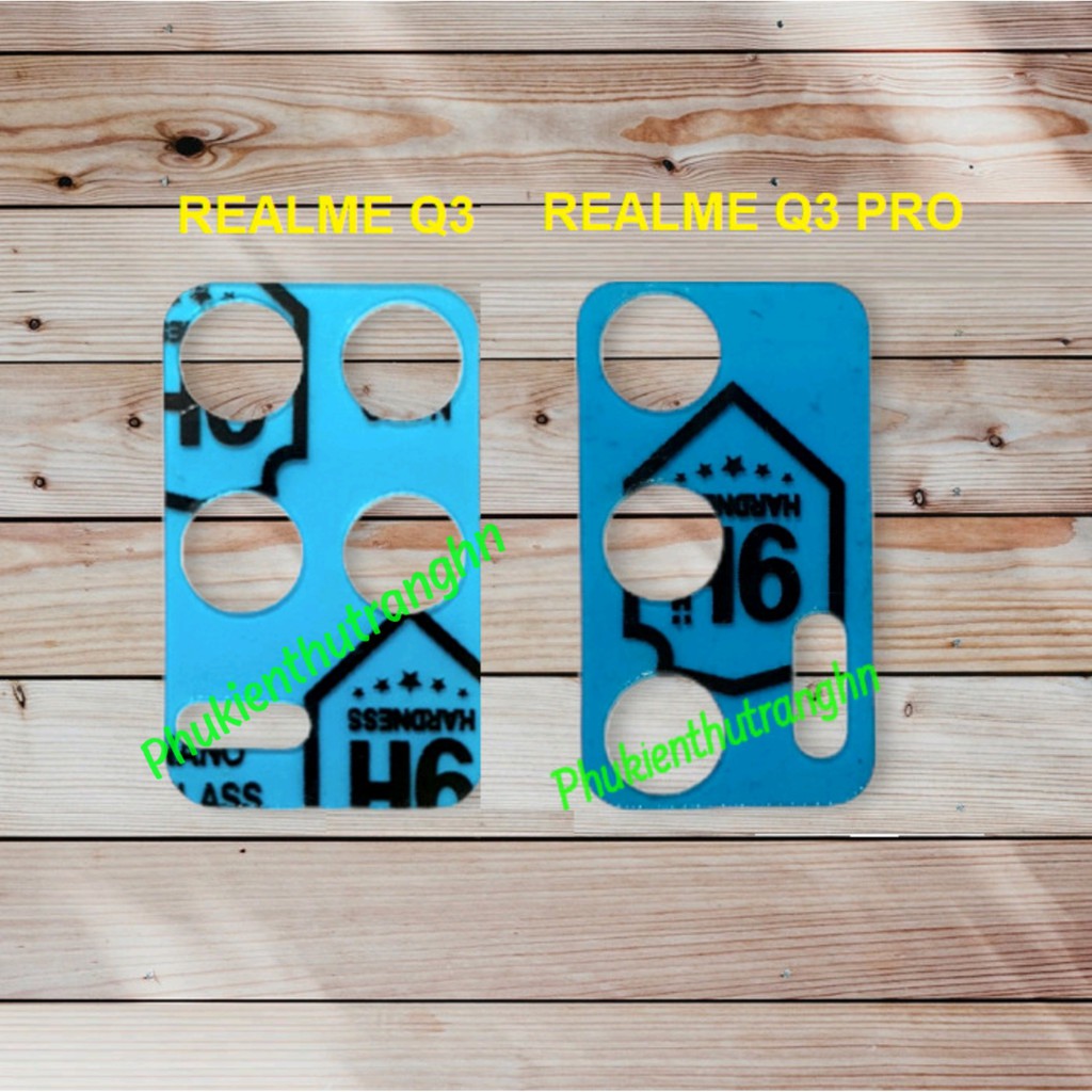 Combo Realme Q3 / Realme Q3 Pro kính cường lực full màn hình + dán bảo vệ camera chống xước chống bụi bẩn