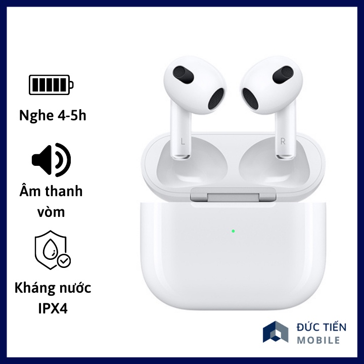 Tai nghe bluetooth TWS 3 âm thanh vòm ,cảm biến, đổi tên sạc không dây (New version)