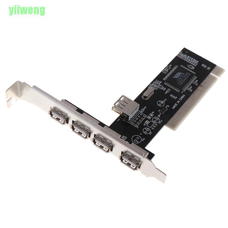 Card Chuyển Đổi Pci 4 Cổng Usb 2.0 480mbps | BigBuy360 - bigbuy360.vn