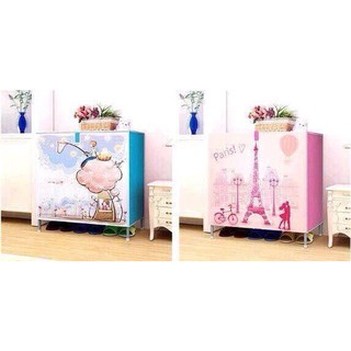 [Free Ship] Tủ giày 3d 4 tầng