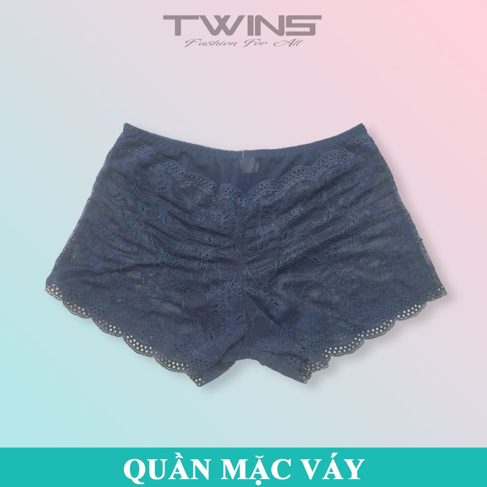 Quần lót nữ ren sexy cao cấp mặc trong váy SD1158 dạng đùi/ boxer thoải mái quyến rũ size dưới 55kg