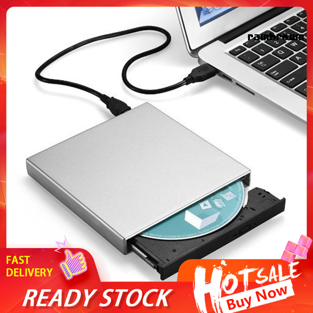 External Drive Slim High Speed USB 2.0 Portable Optical Drive for Movies /RXDN/