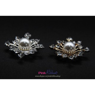 Charm hạt trai mạ kim mẫu 3
