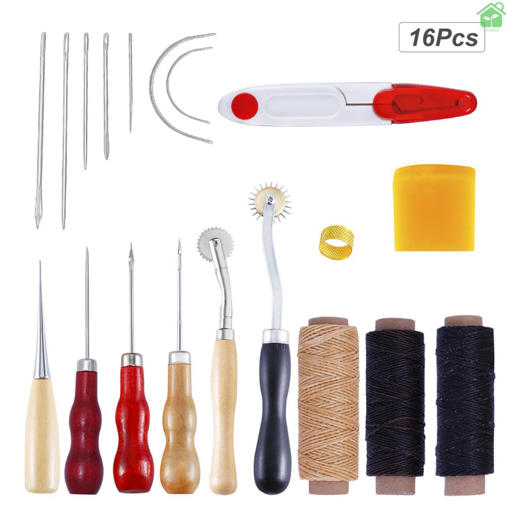 Set 19 Kim May Đồ Da / Vải Canvas Chuyên Dụng Diy