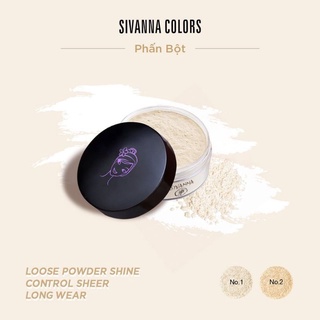 Phấn Phủ Sivanna Kiềm Dầu Colors Loose Powder Oil Control 20g