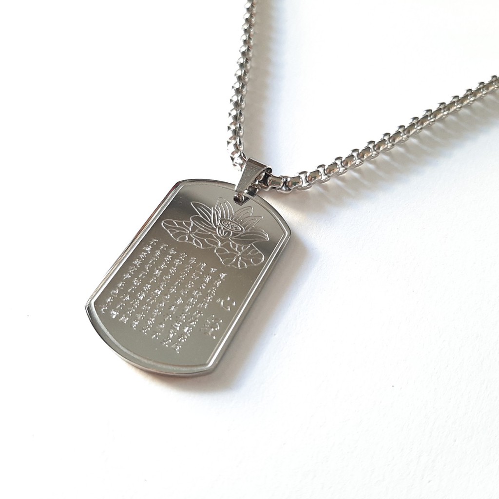 RẺ VÔ ĐỊCH - dây chuyền nam cá tính dây TITAN siêu đẹp mặt inox