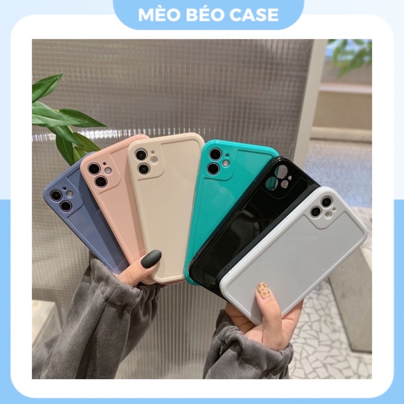 Ốp lưng iphone trơn bóng màu trắng, màu kem nhạt  6/6plus/7/7plus/8/8plus/x/xr/xs/11/12/13/pro/max/plus/promax