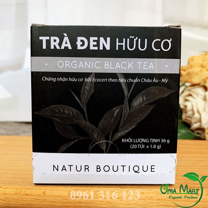 Trà đen hữu cơ Fito - Nuôi Kombucha (hộp 20 túi)