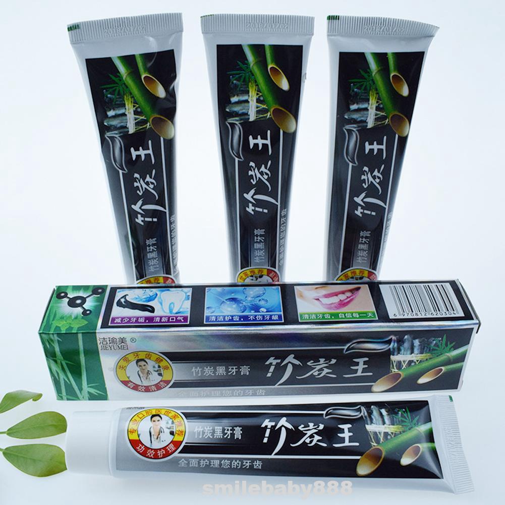 100% bamboo charcoal berry black toothpaste antibacterial fresh breath