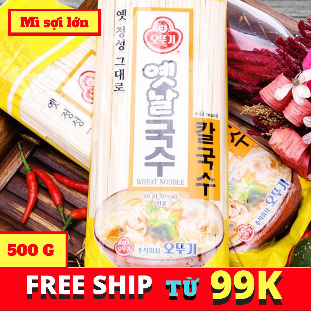 Mì sợi lớn OTTOGI HÀN QUỐC 500G