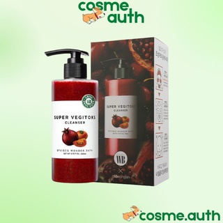 Sữa Rửa Mặt Thải Độc Sủi Bọt Rau Củ Super Vegitoks Cleanser - Màu Đỏ