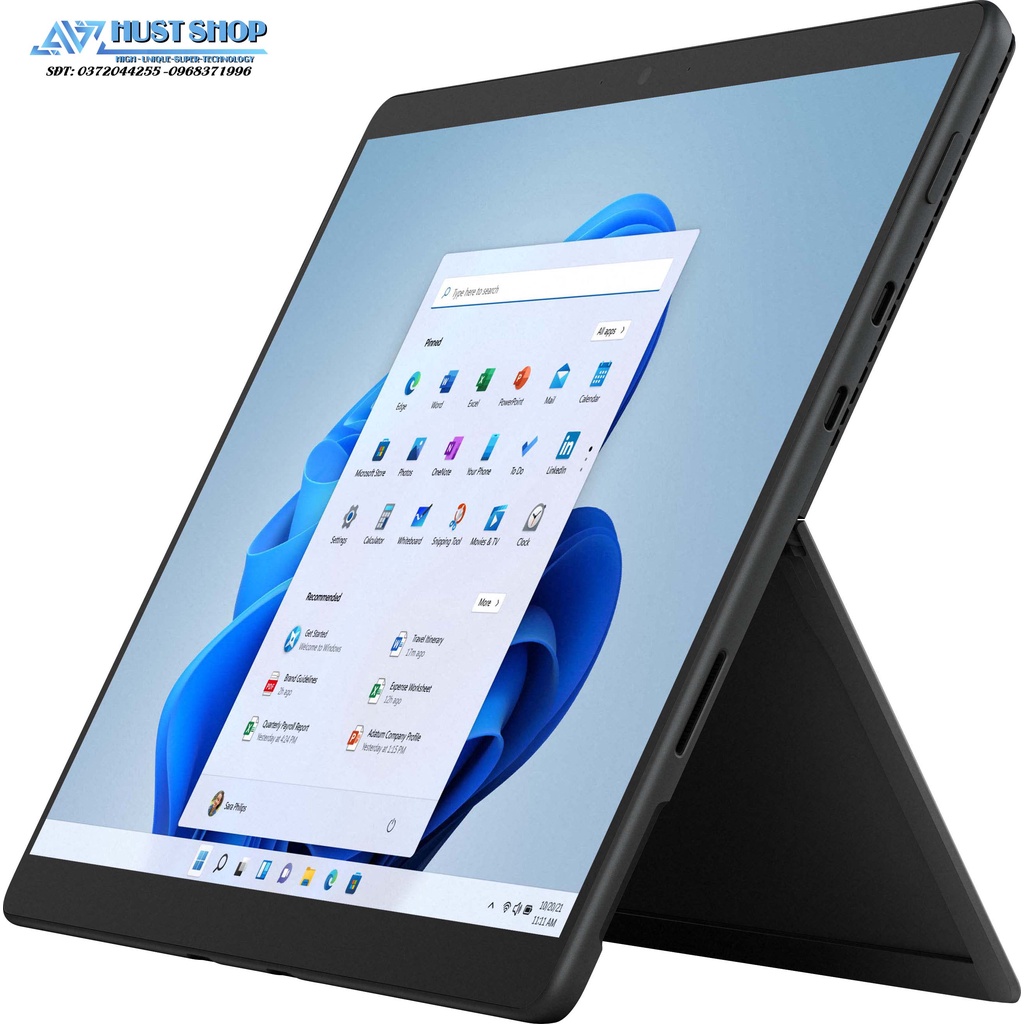 Máy Surface Pro 8 Intel Core i5 /8GB /256GB - 512GB Ổ cứng SSD Màn Cảm Ứng 13inch Đa chạm Nguyên Seal Chính Hãng