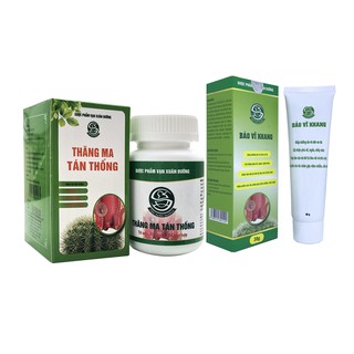 Bộ hỗ trợ bệnh trĩ Thăng Ma Tán Thống - Bảo Vĩ Khang (Trị trĩ nội, trĩ ngoại, sa búi trĩ, trĩ sau sinh)