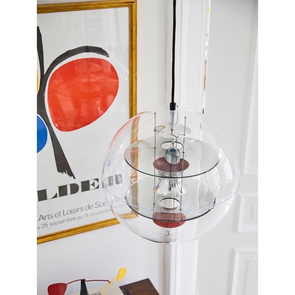 Đèn thả Globe Pendant Lamp 3 màu phong cách Bắc Âu độc đáo
