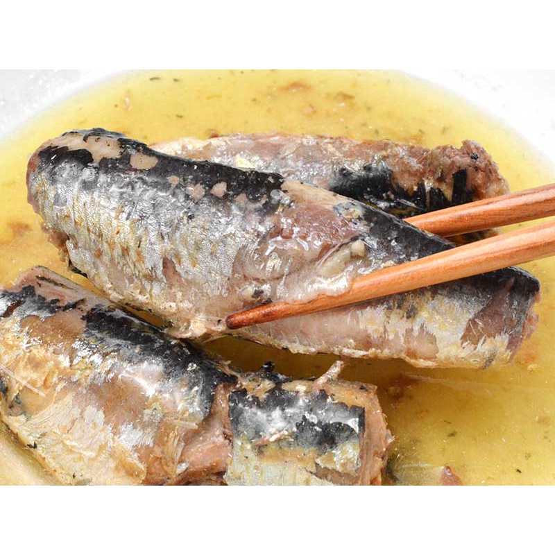Cá mòi Halal Sardines in oil đóng hộp 125g nội địa Nhật Bản